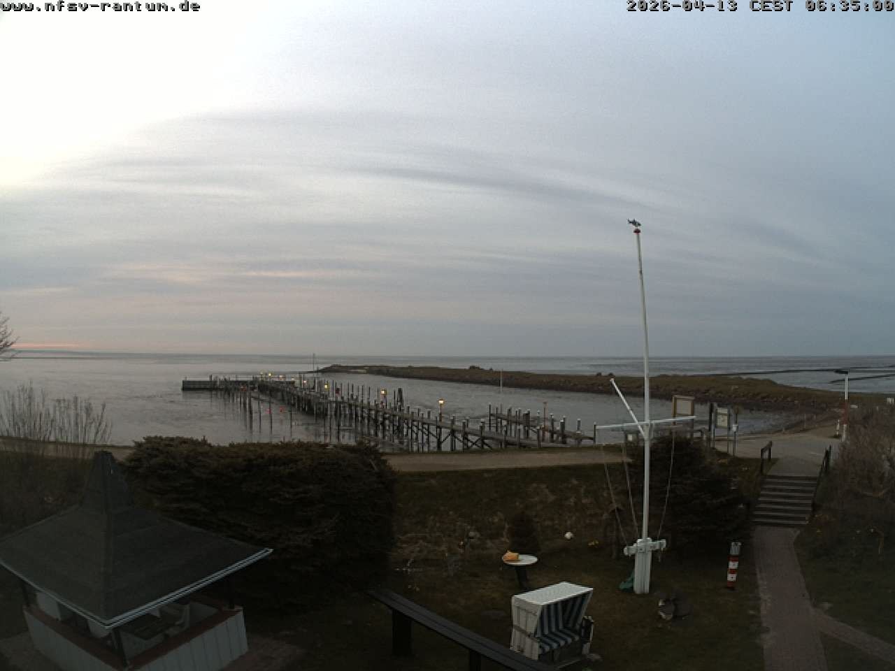 Archived image Webcam Rantum - Mudflats