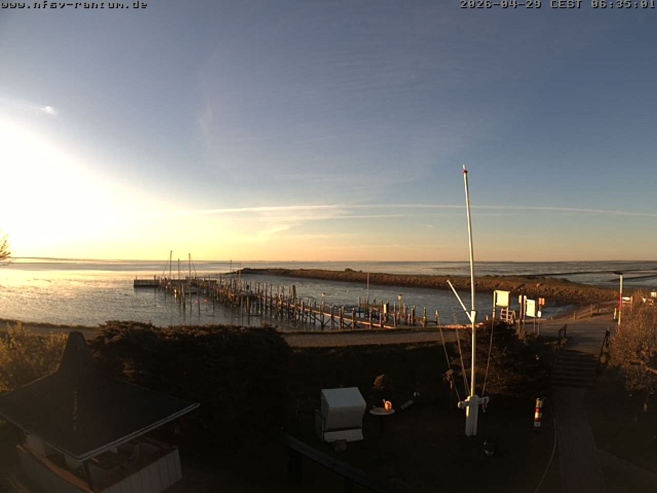 Archived image Webcam Rantum - Mudflats