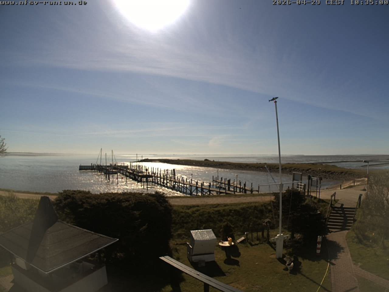 Archived image Webcam Rantum - Mudflats