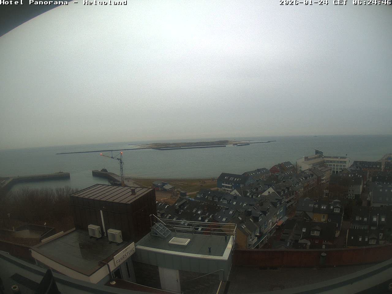 Archived image Webcam Helgoland - Panorama Hotel