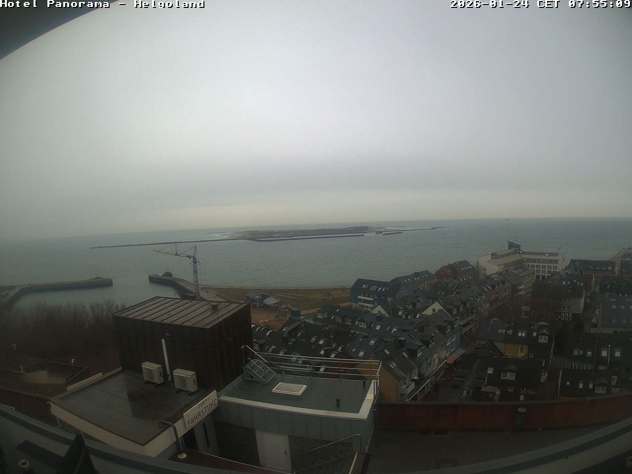 Archived image Webcam Helgoland - Panorama Hotel