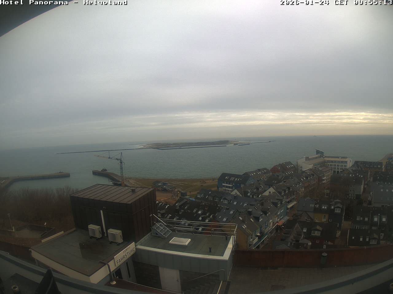 Archived image Webcam Helgoland - Panorama Hotel