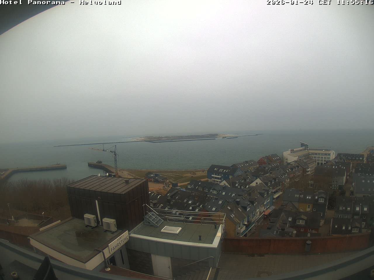 Archived image Webcam Helgoland - Panorama Hotel