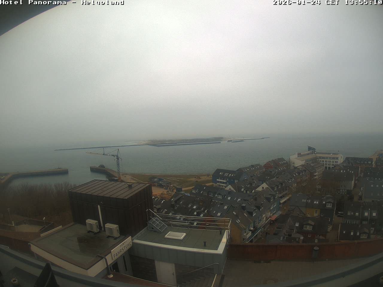 Archived image Webcam Helgoland - Panorama Hotel