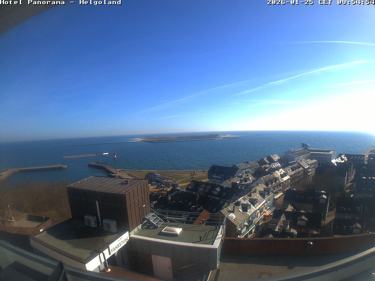 Archiv Foto Webcam Helgoland: Hotel Panorama