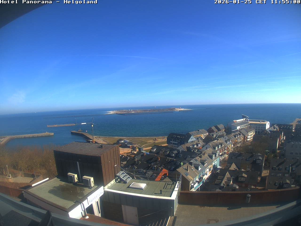 Archiv Foto Webcam Helgoland: Hotel Panorama