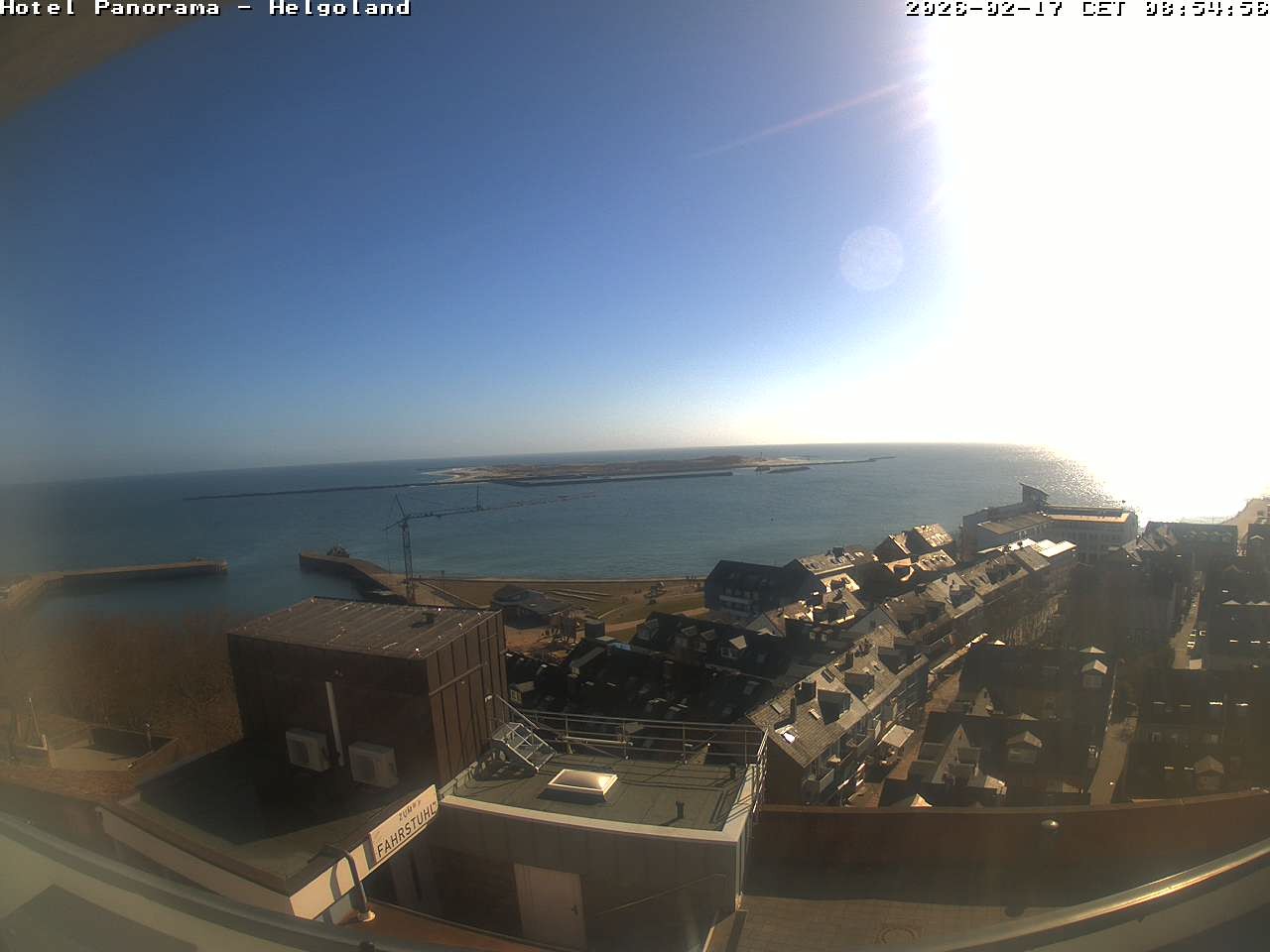 Archiv Foto Webcam Helgoland: Hotel Panorama