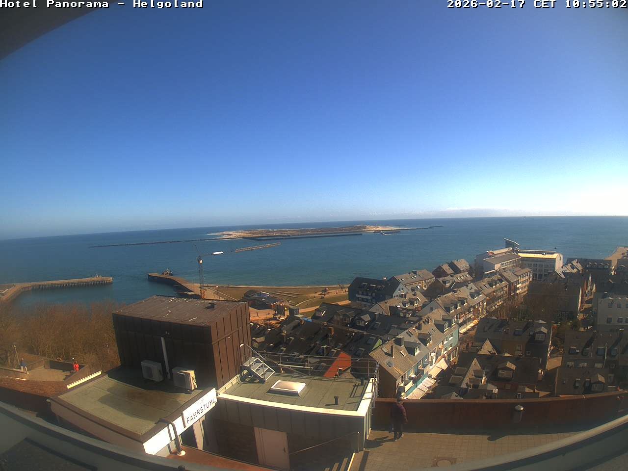 Archiv Foto Webcam Helgoland: Hotel Panorama