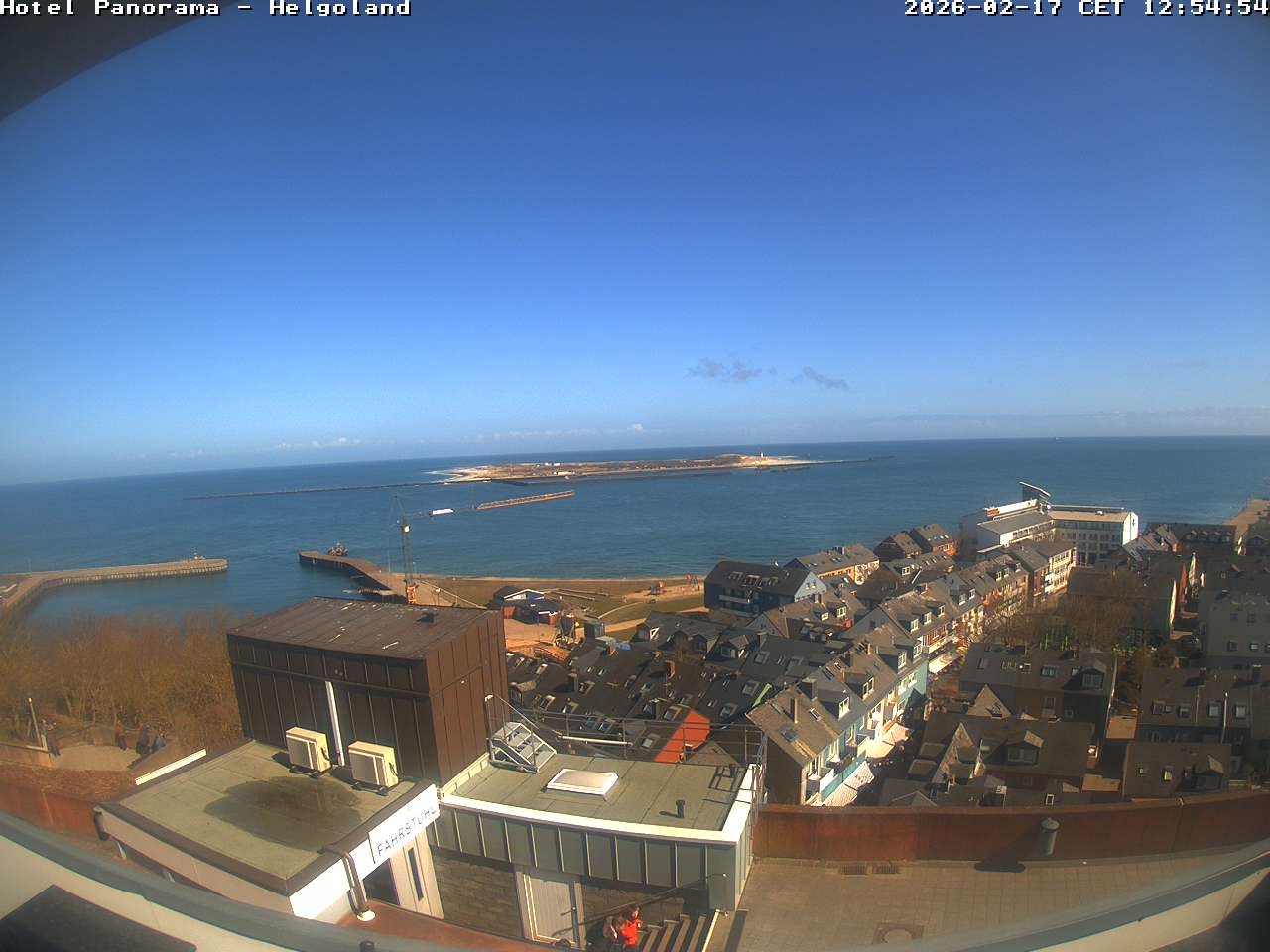 Archiv Foto Webcam Helgoland: Hotel Panorama