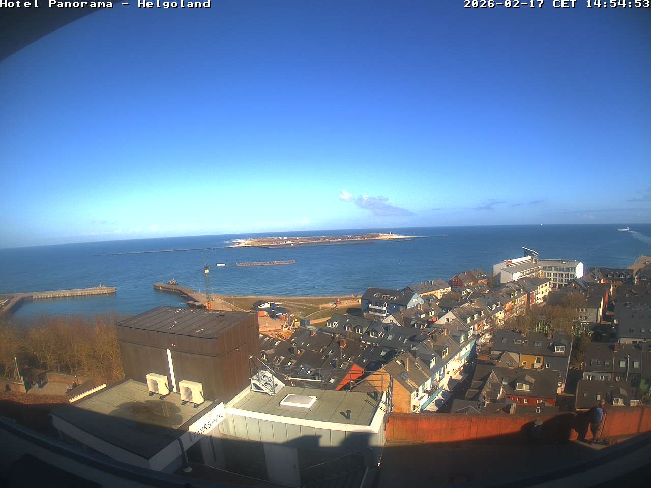 Archiv Foto Webcam Helgoland: Hotel Panorama