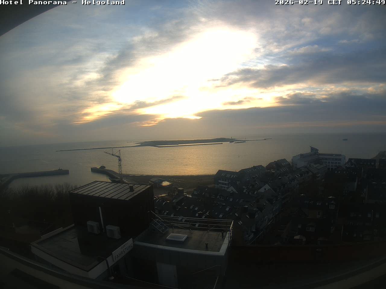 Archiv Foto Webcam Helgoland: Hotel Panorama