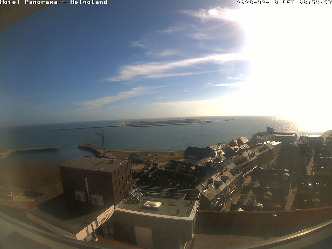 Archiv Foto Webcam Helgoland: Hotel Panorama