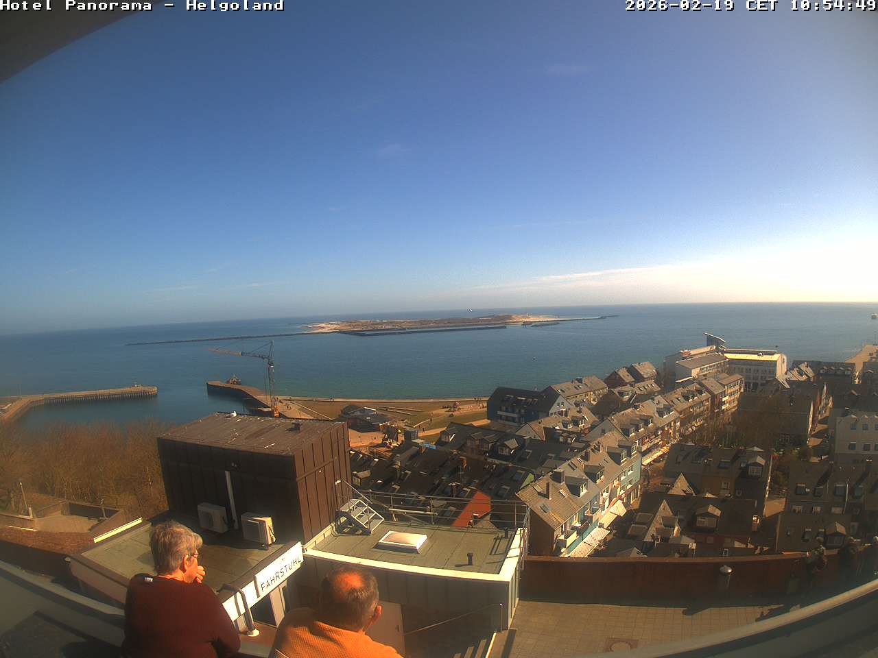 Archiv Foto Webcam Helgoland: Hotel Panorama