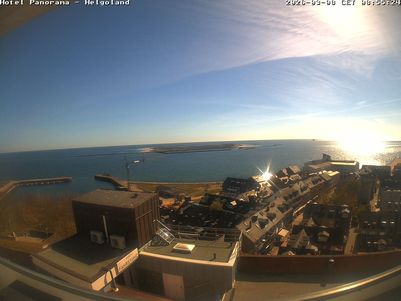 Archiv Foto Webcam Helgoland: Hotel Panorama