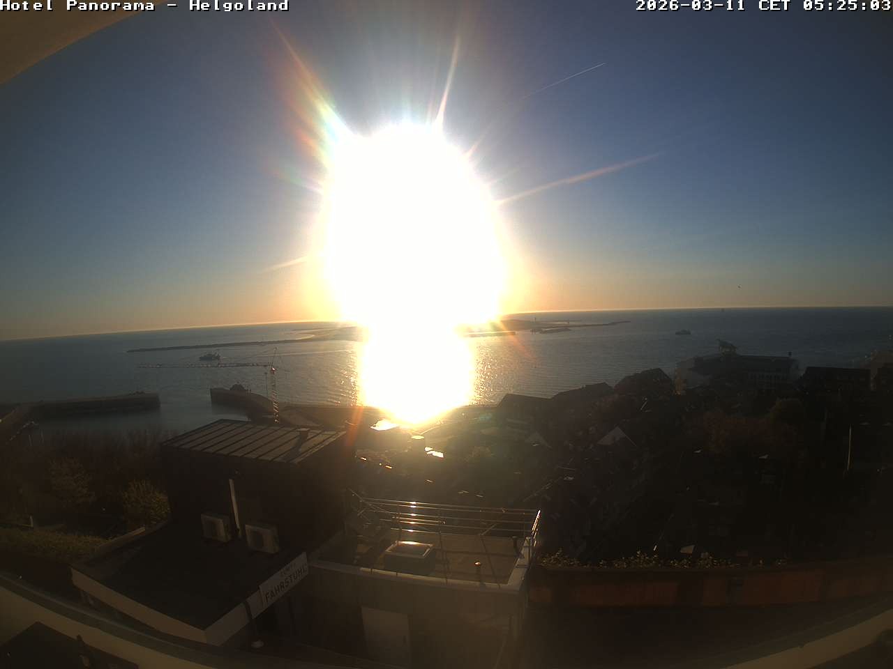 Archiv Foto Webcam Helgoland: Hotel Panorama