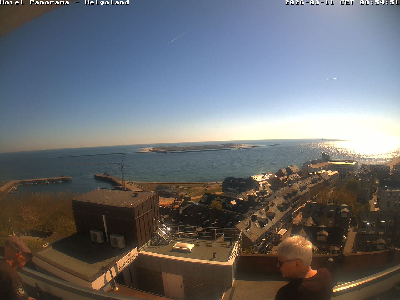 Archiv Foto Webcam Helgoland: Hotel Panorama