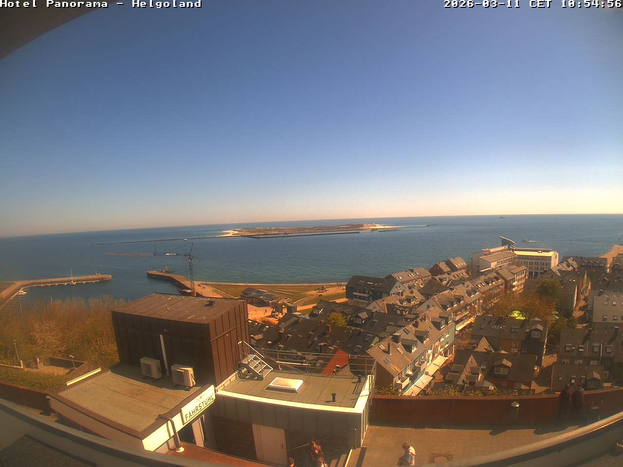 Archiv Foto Webcam Helgoland: Hotel Panorama