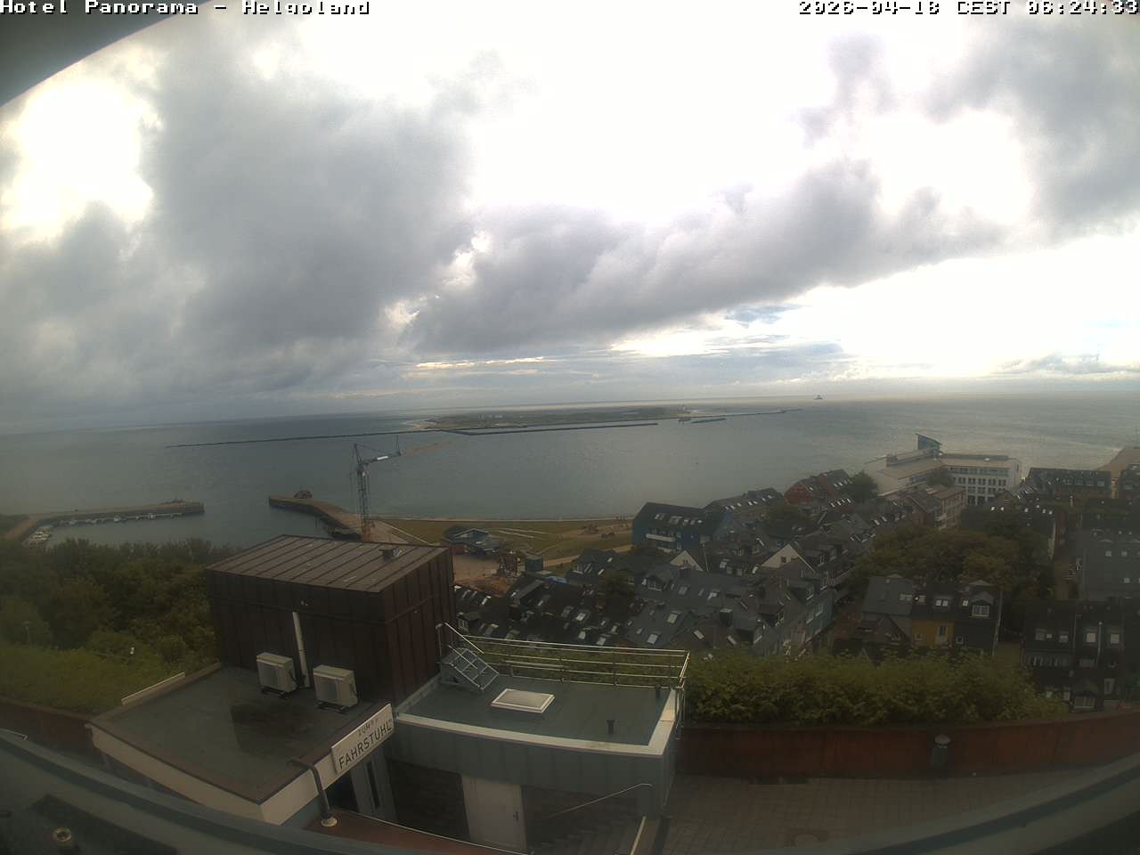 Archiv Foto Webcam Helgoland: Hotel Panorama