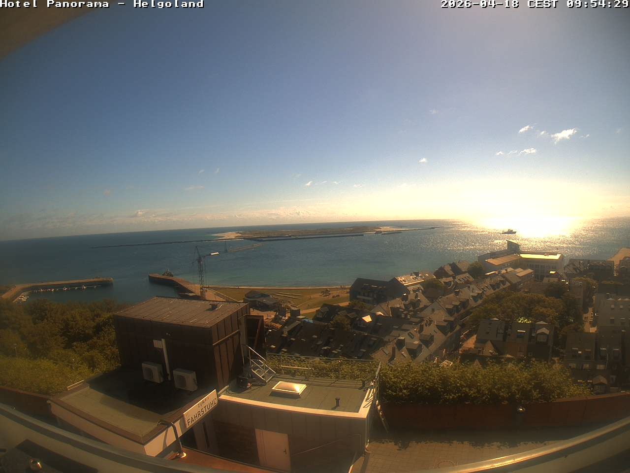 Archiv Foto Webcam Helgoland: Hotel Panorama