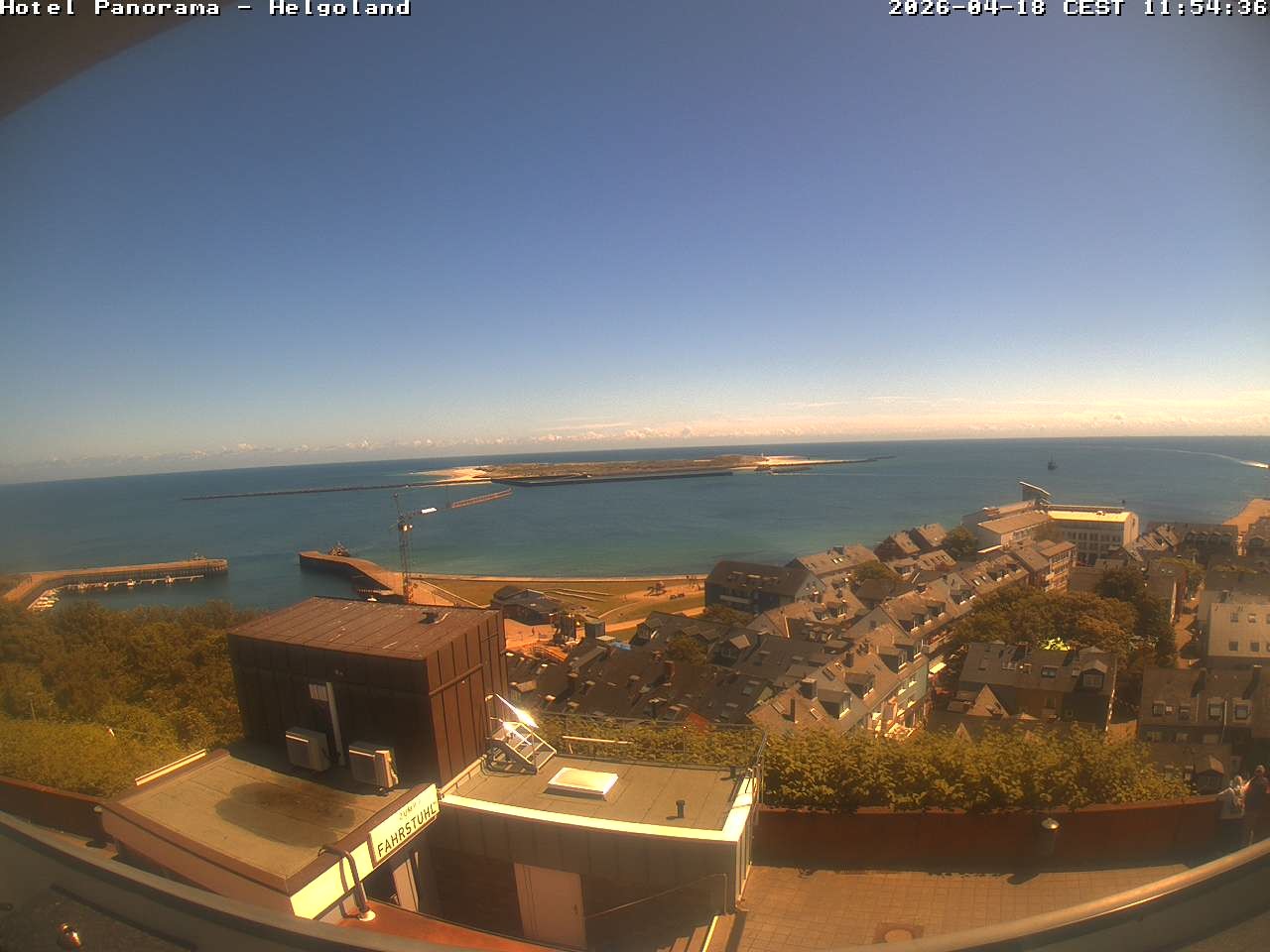 Archiv Foto Webcam Helgoland: Hotel Panorama