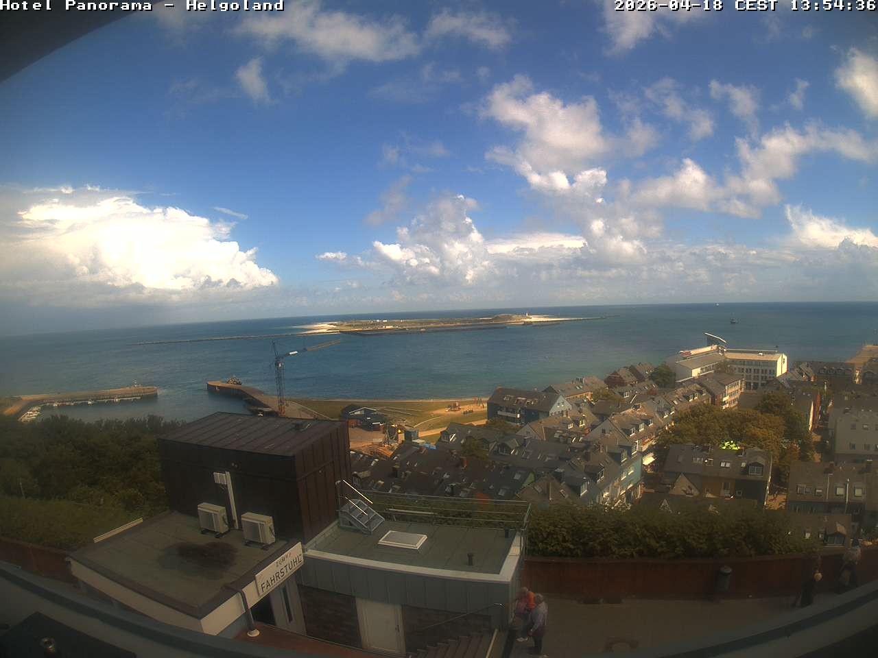 Archiv Foto Webcam Helgoland: Hotel Panorama