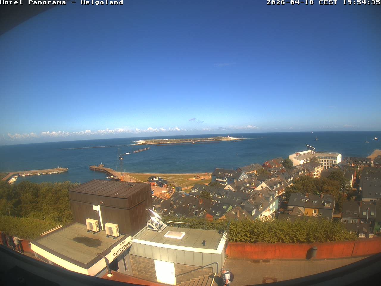 Archiv Foto Webcam Helgoland: Hotel Panorama