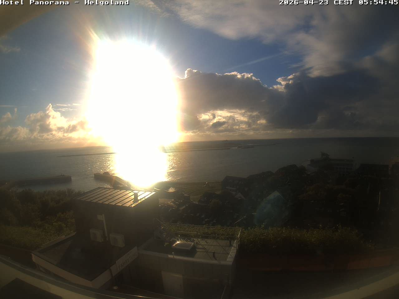 Archived image Webcam Helgoland - Panorama Hotel