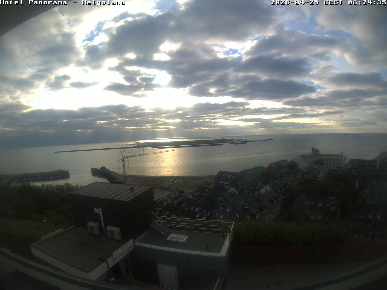 Archiv Foto Webcam Helgoland: Hotel Panorama