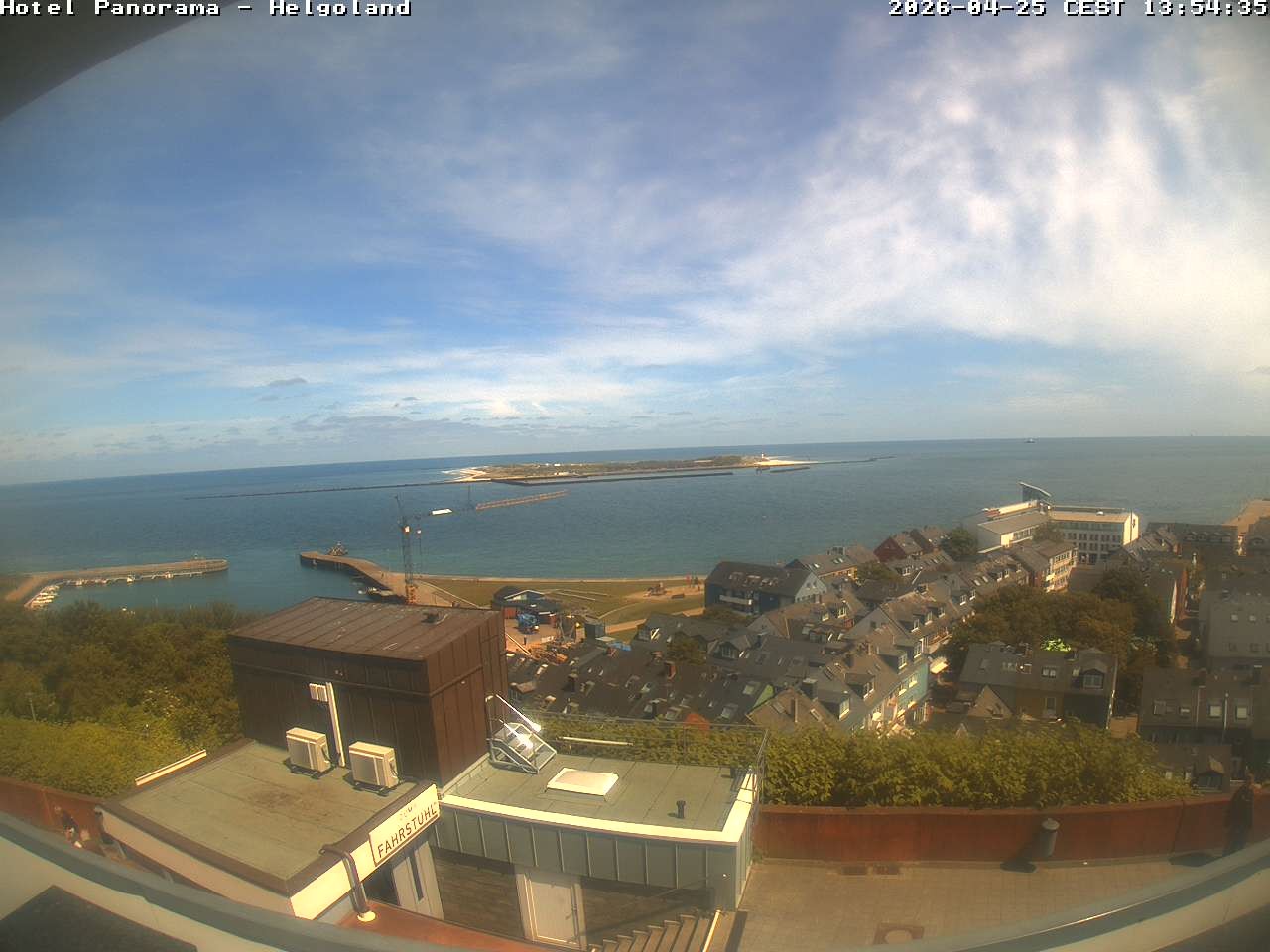 Archiv Foto Webcam Helgoland: Hotel Panorama