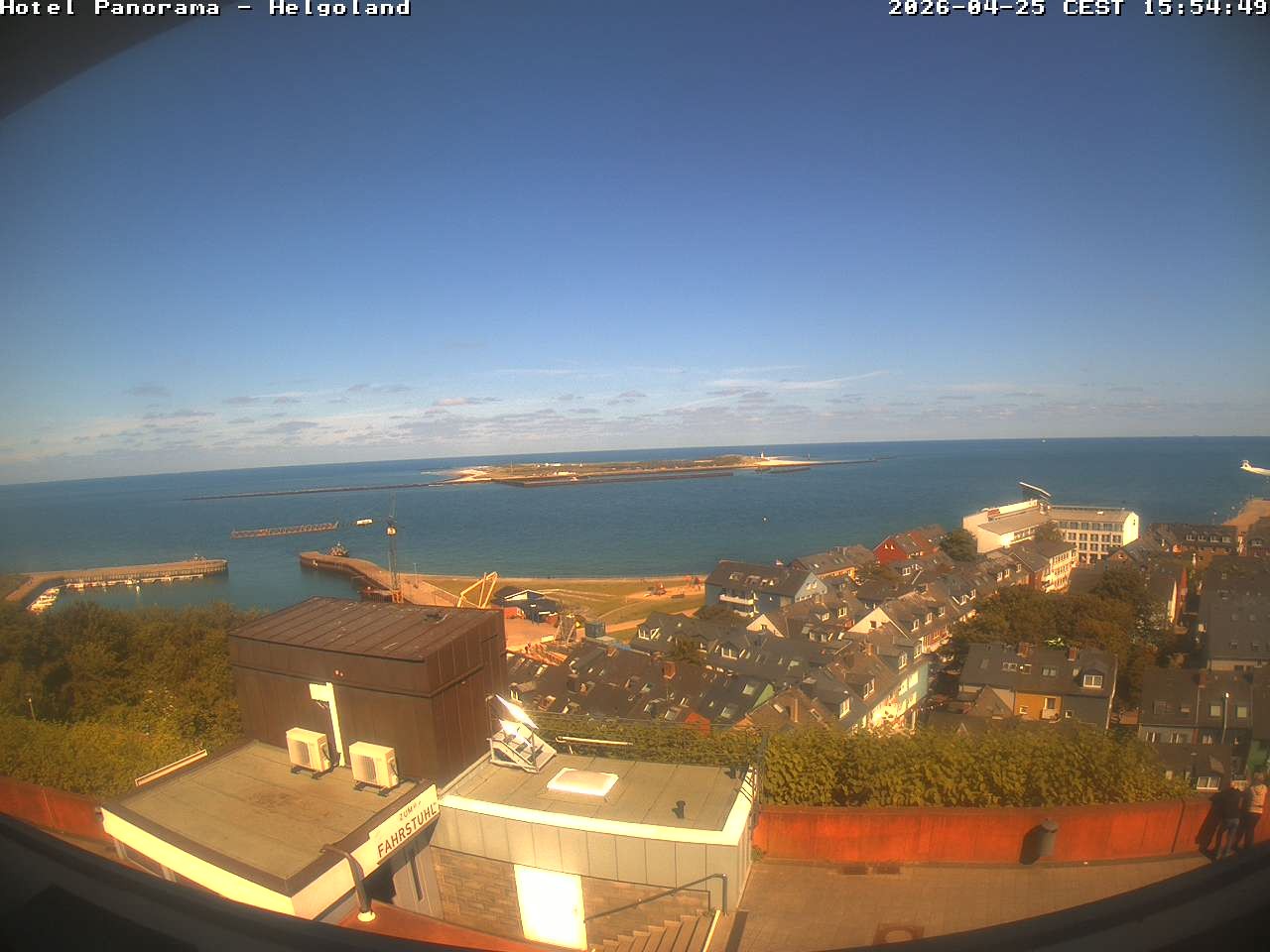 Archiv Foto Webcam Helgoland: Hotel Panorama