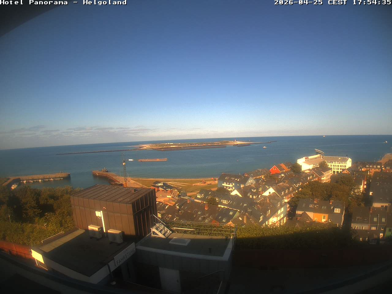 Archiv Foto Webcam Helgoland: Hotel Panorama
