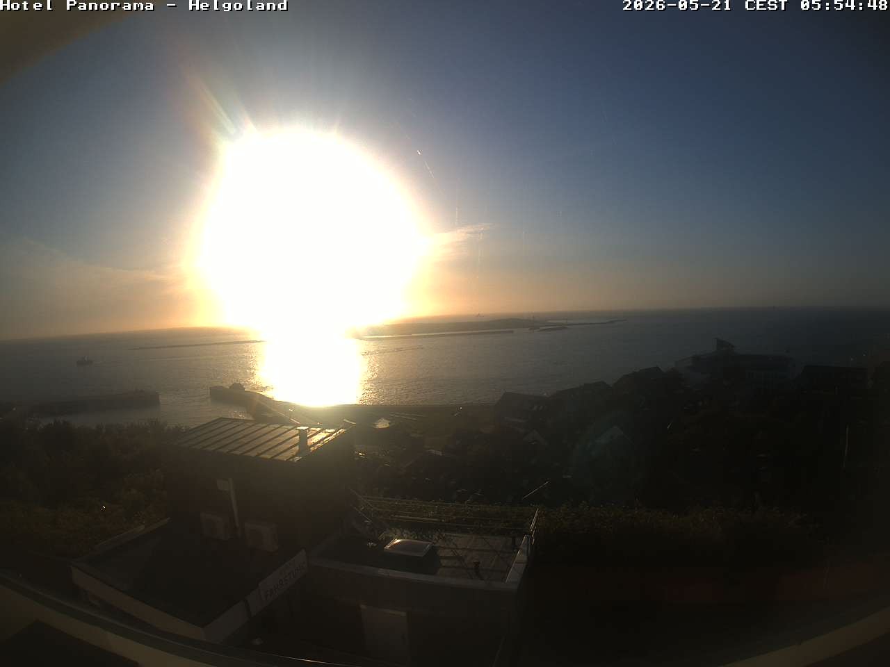 Archived image Webcam Helgoland - Panorama Hotel