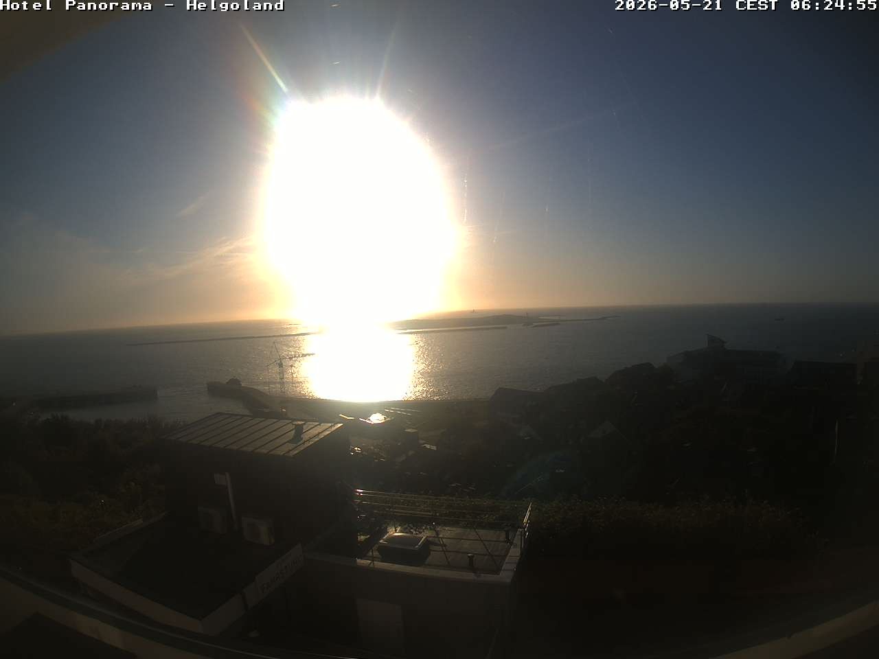 Archived image Webcam Helgoland - Panorama Hotel