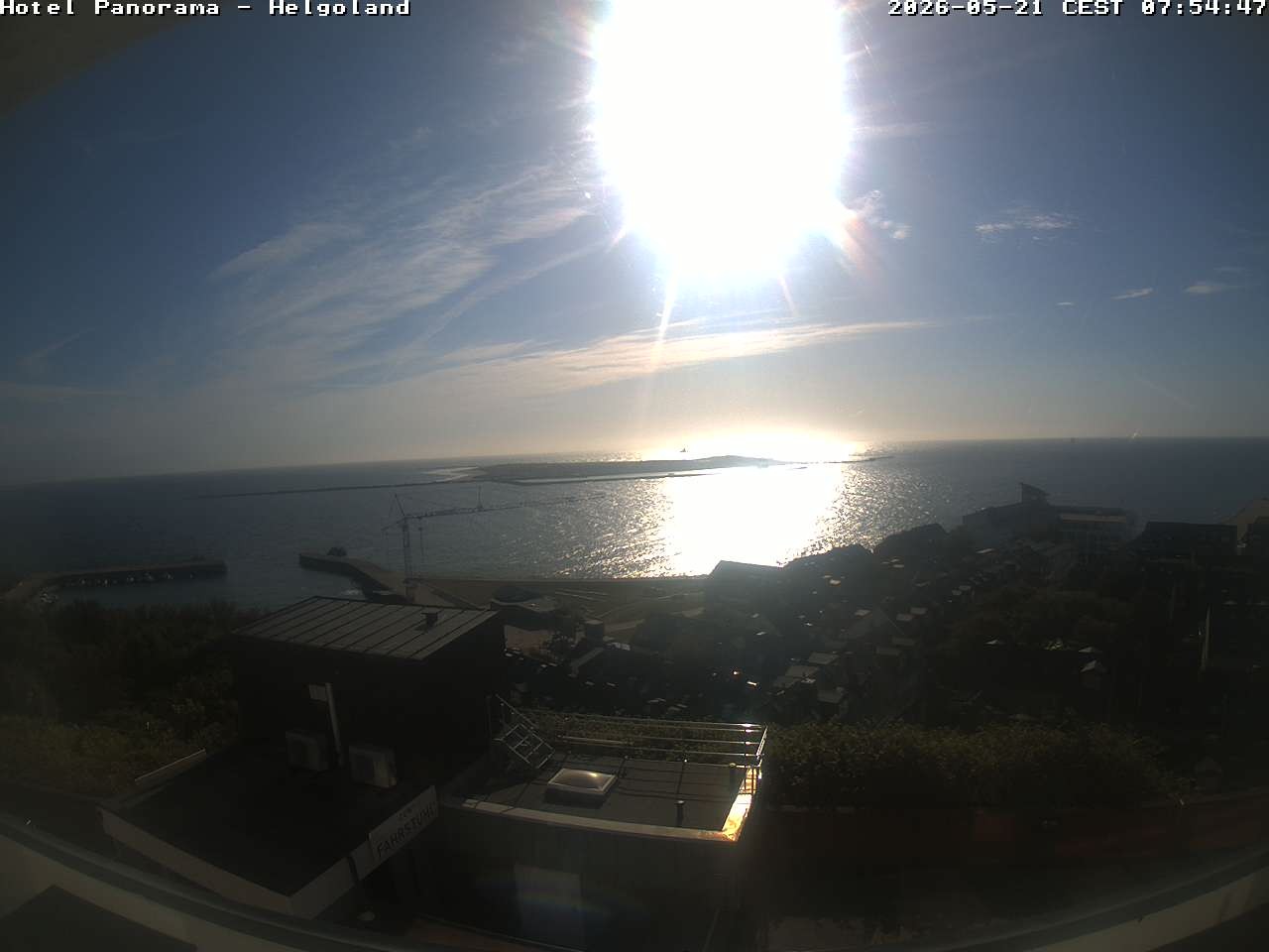 Archived image Webcam Helgoland - Panorama Hotel