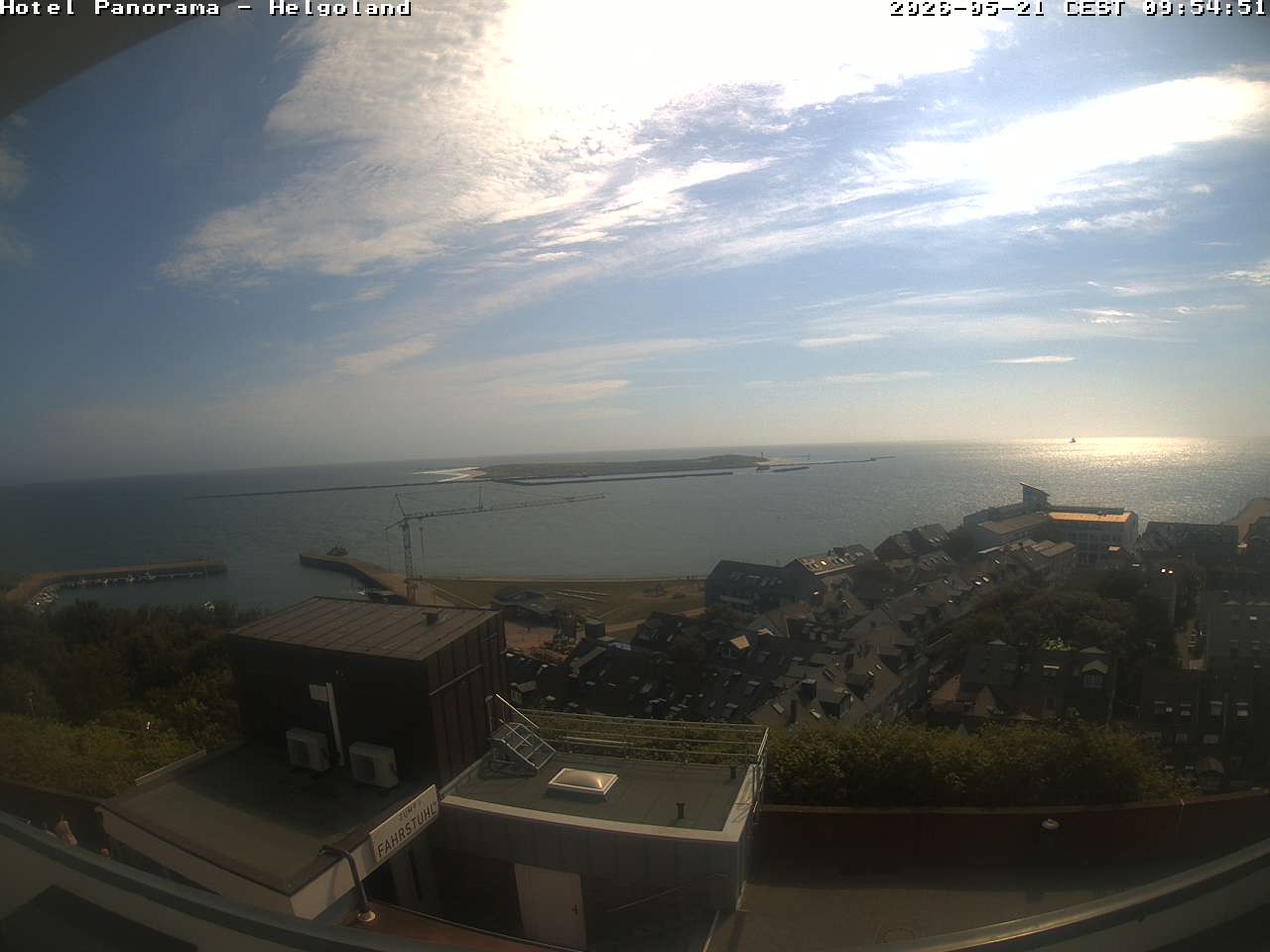 Archived image Webcam Helgoland - Panorama Hotel