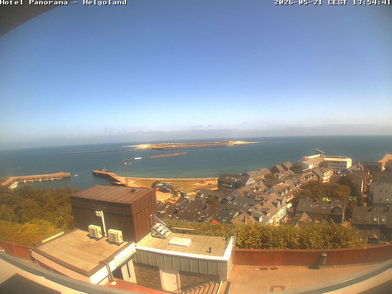 Archived image Webcam Helgoland - Panorama Hotel