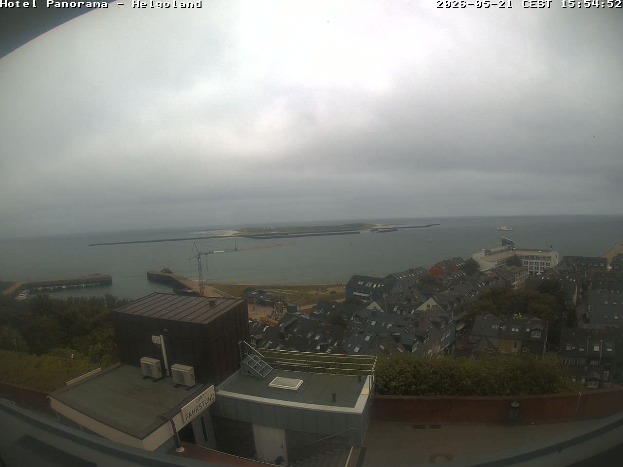 Archived image Webcam Helgoland - Panorama Hotel