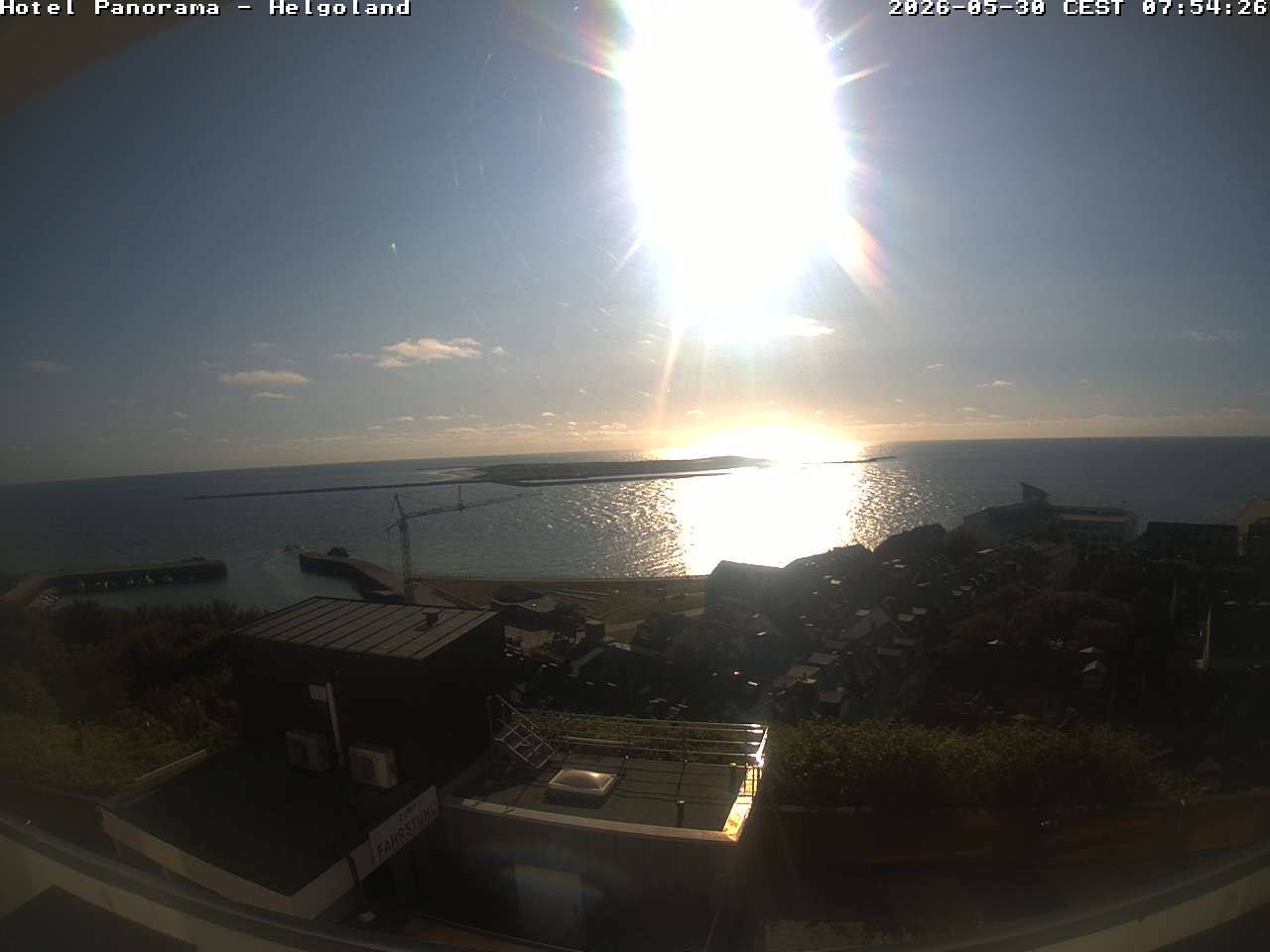 Archiv Foto Webcam Helgoland: Hotel Panorama