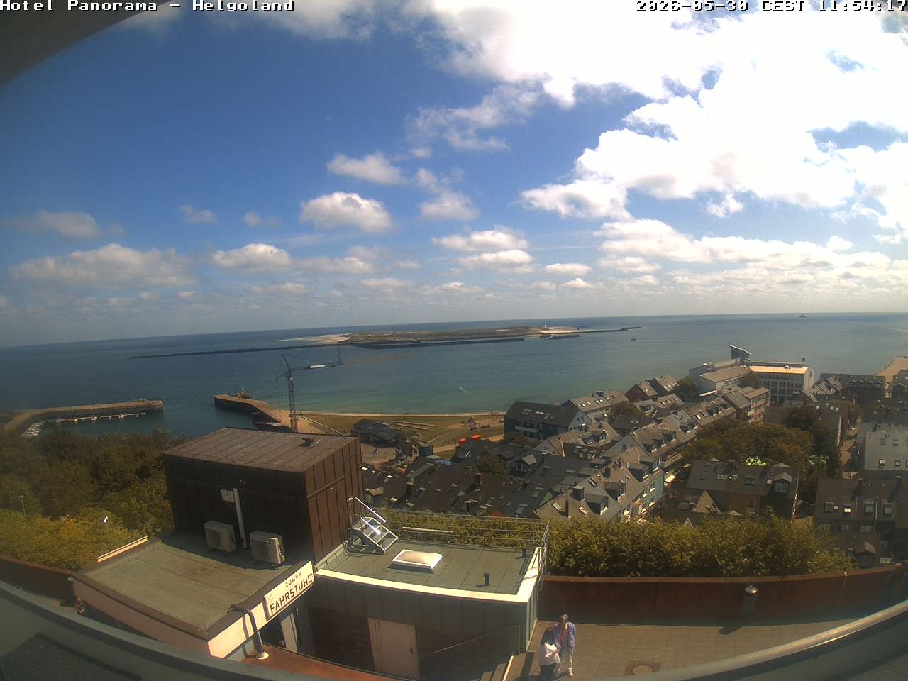 Archiv Foto Webcam Helgoland: Hotel Panorama