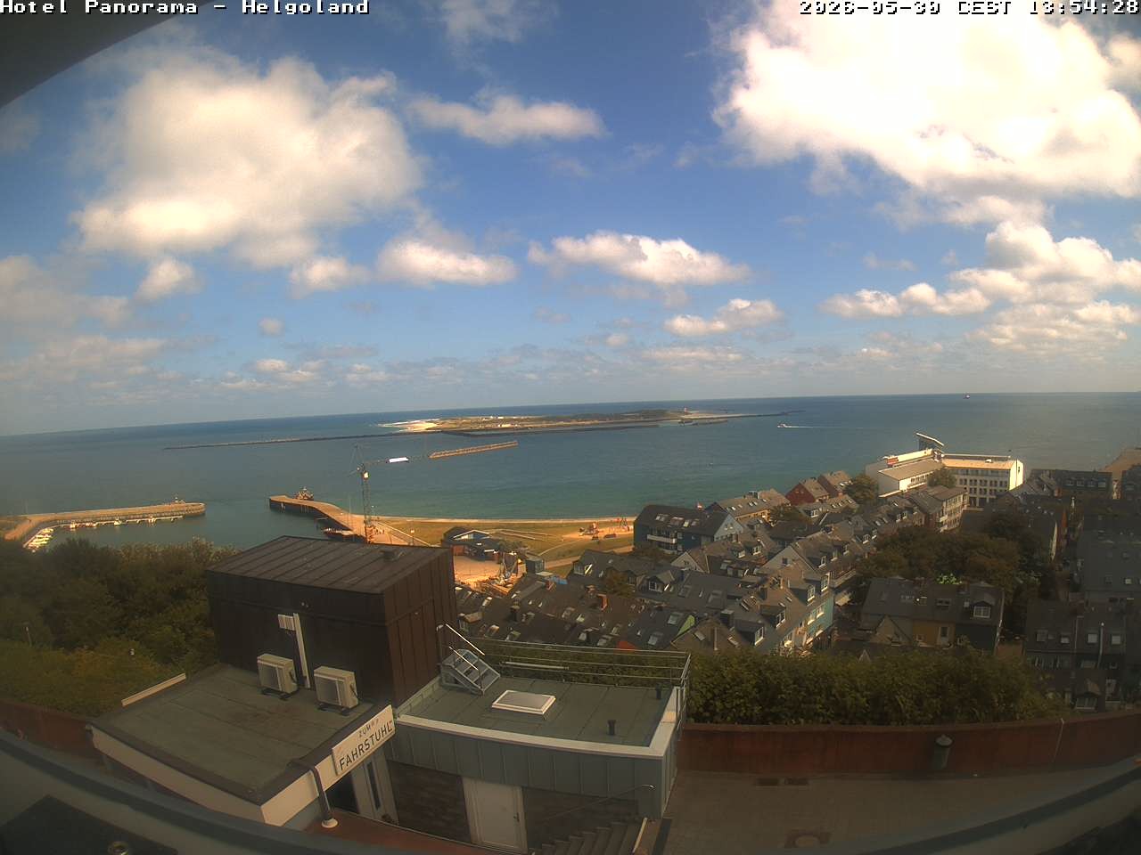 Archiv Foto Webcam Helgoland: Hotel Panorama