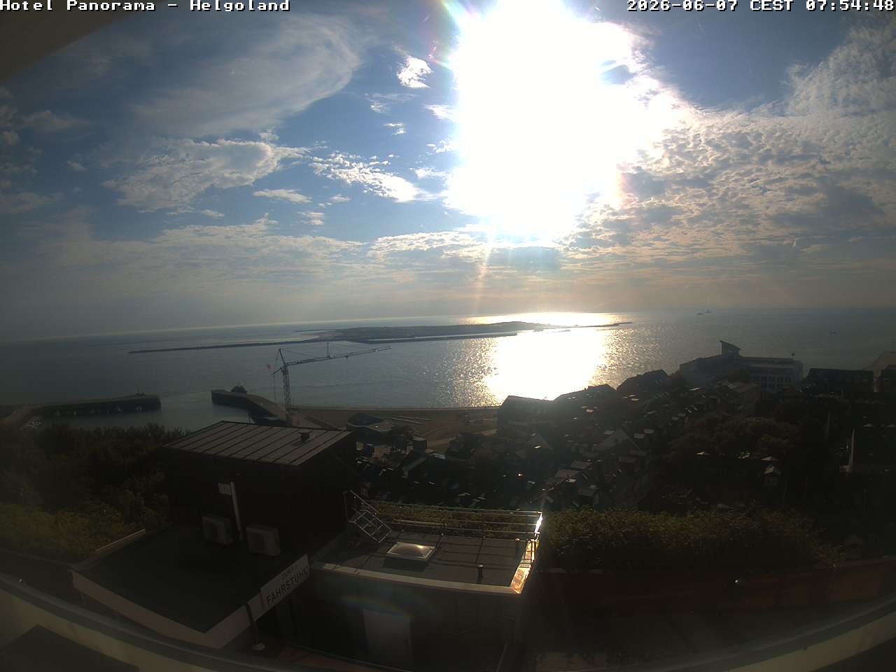 Archiv Foto Webcam Helgoland: Hotel Panorama