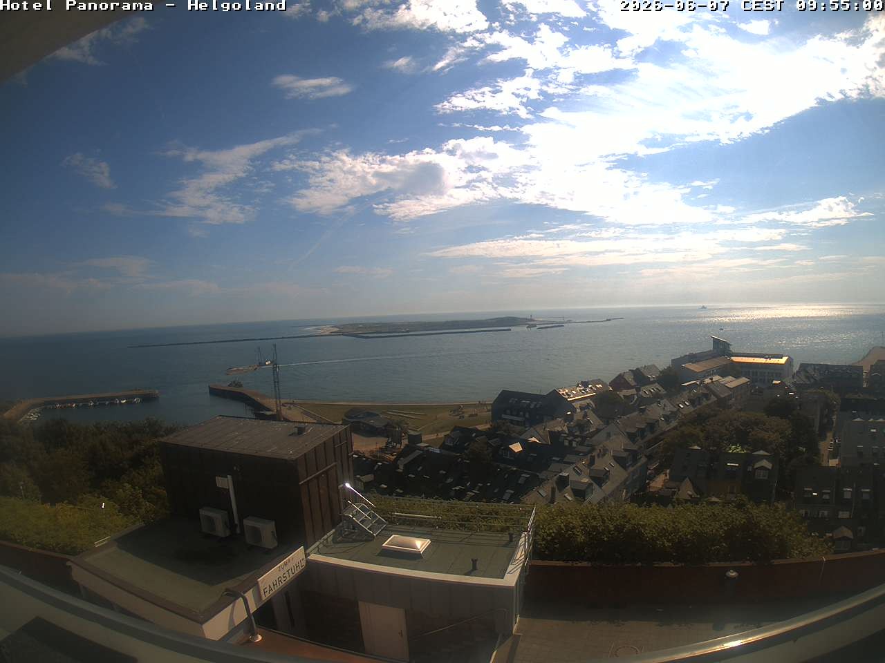 Archiv Foto Webcam Helgoland: Hotel Panorama