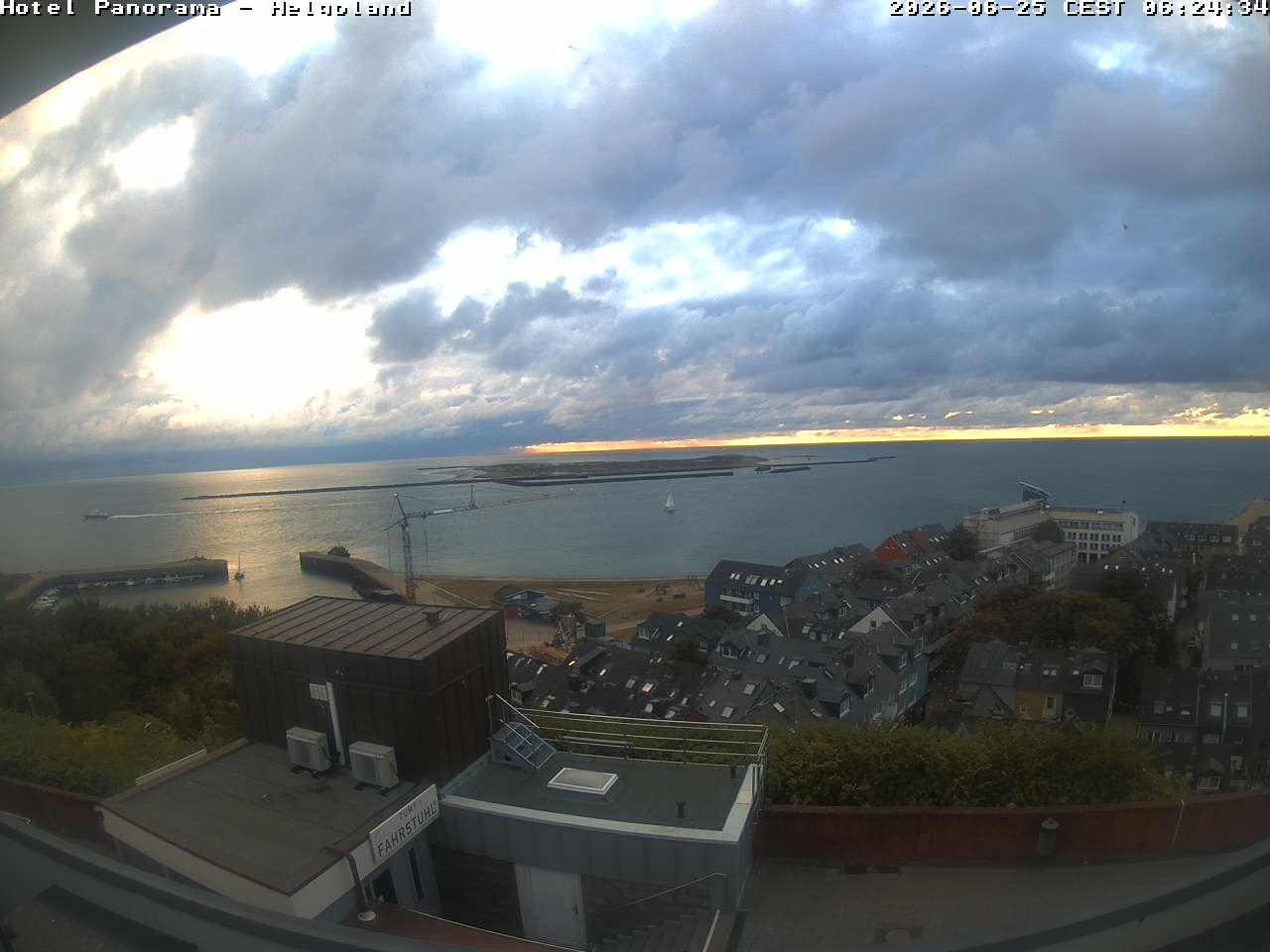 Archiv Foto Webcam Helgoland: Hotel Panorama