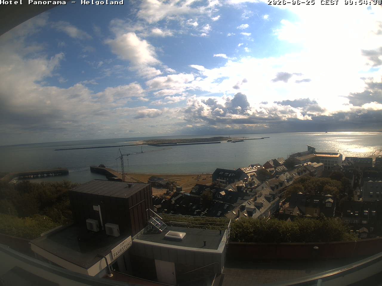 Archiv Foto Webcam Helgoland: Hotel Panorama