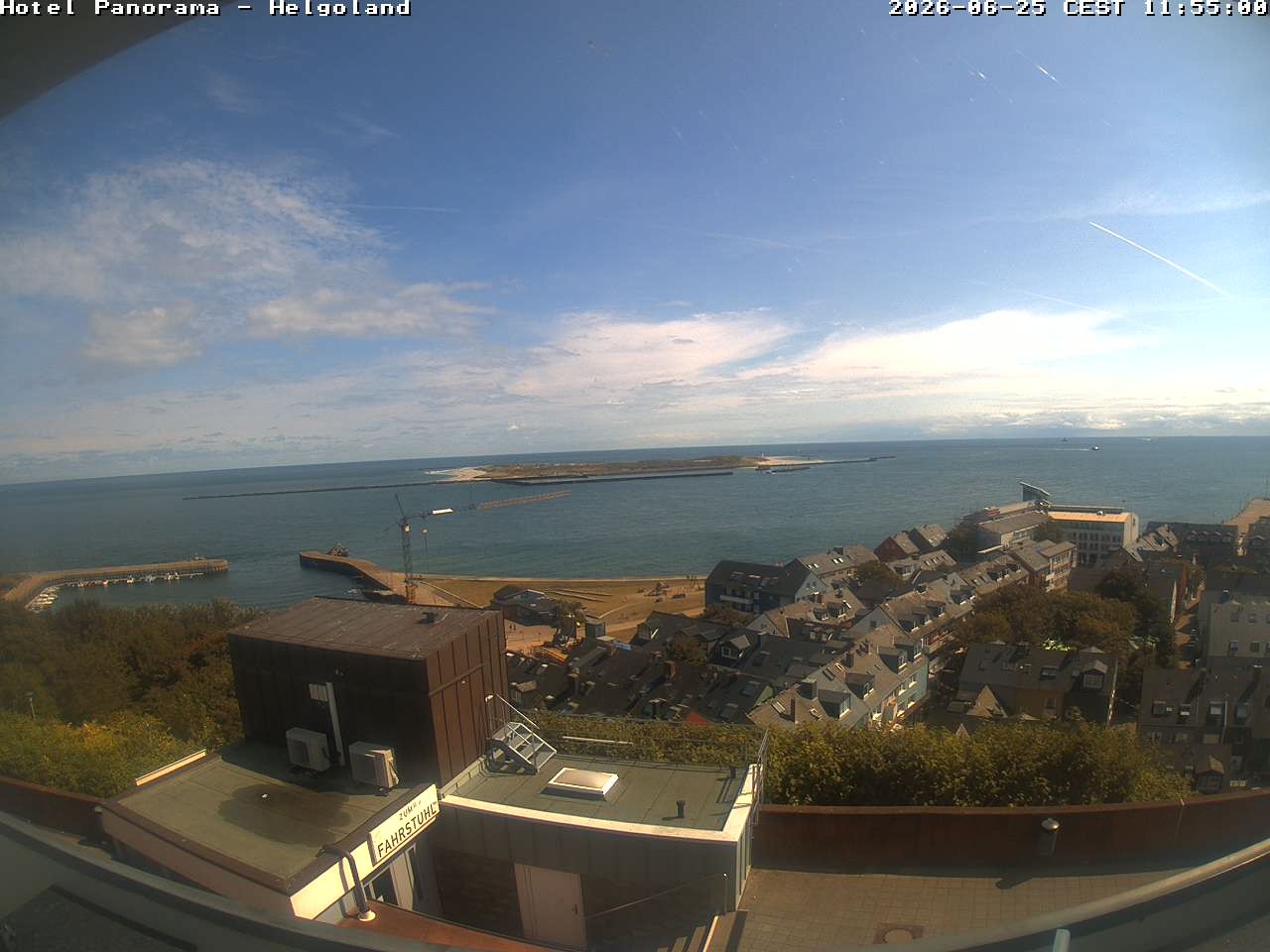 Archiv Foto Webcam Helgoland: Hotel Panorama