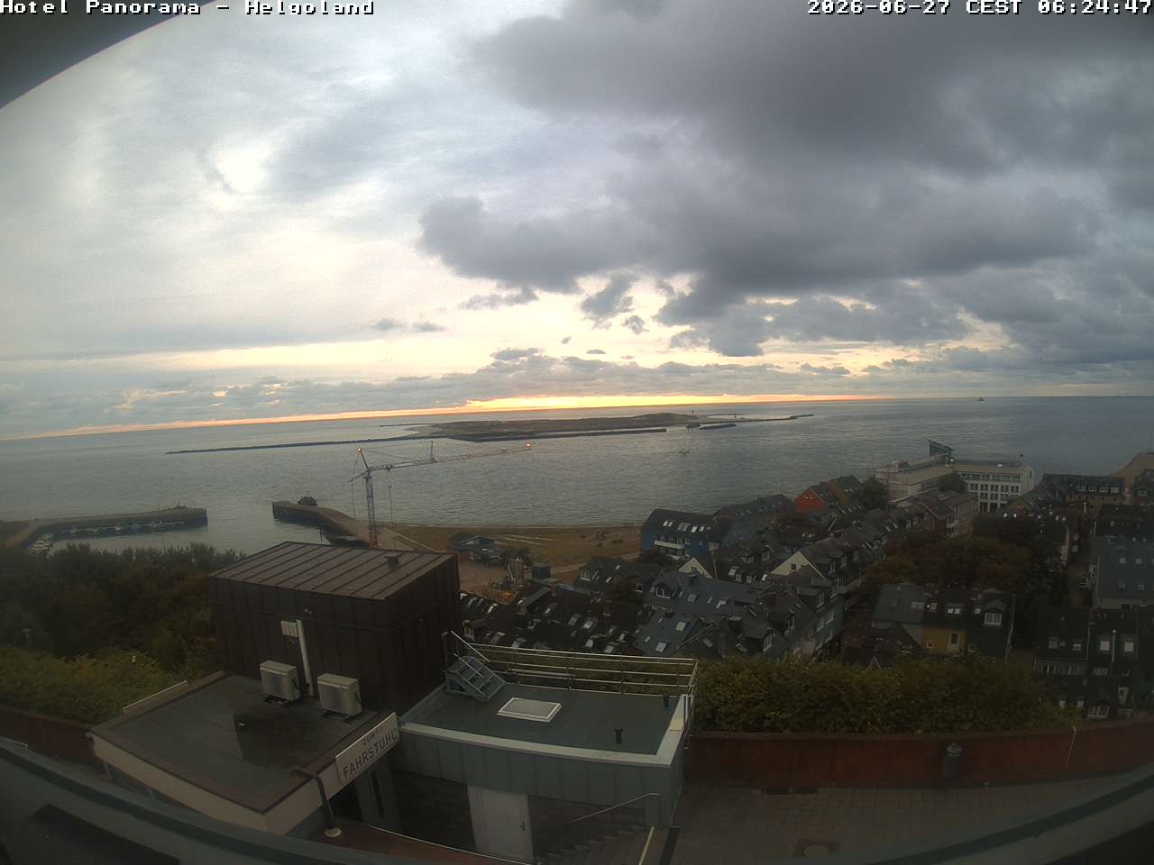 Archiv Foto Webcam Helgoland: Hotel Panorama