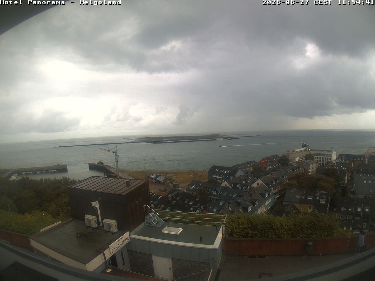 Archiv Foto Webcam Helgoland: Hotel Panorama