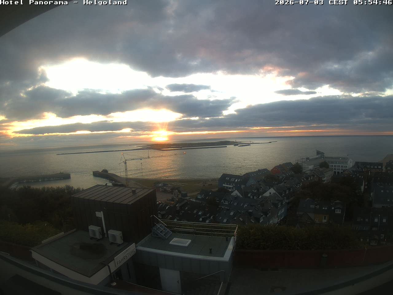 Archiv Foto Webcam Helgoland: Hotel Panorama