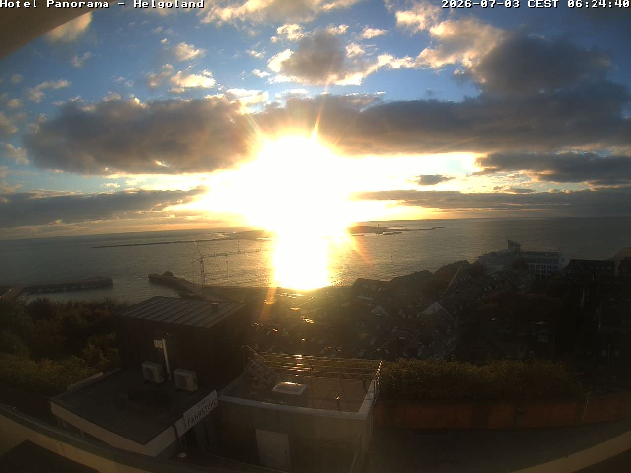 Archiv Foto Webcam Helgoland: Hotel Panorama