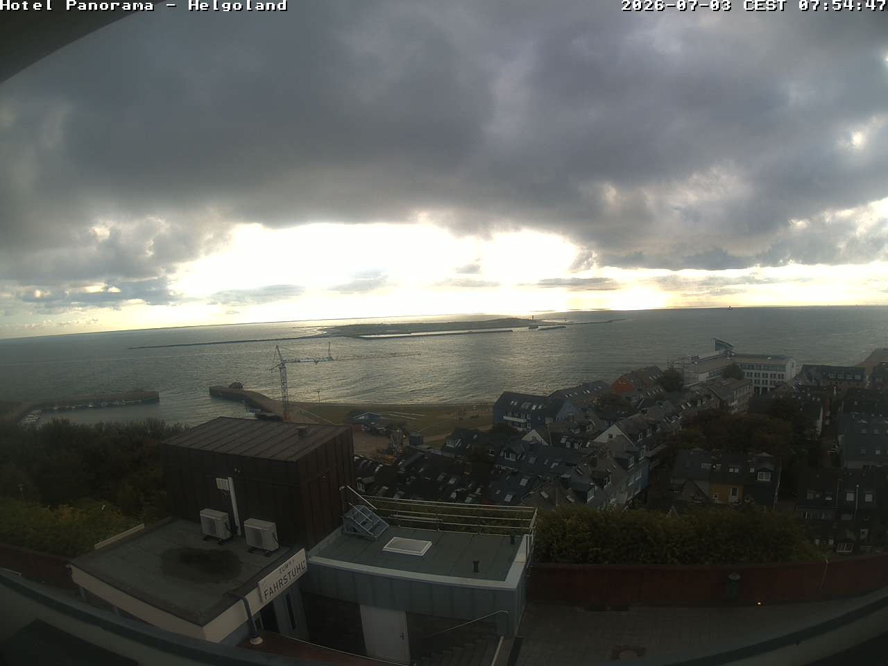 Archiv Foto Webcam Helgoland: Hotel Panorama